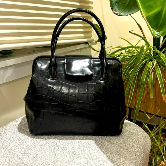 Vintage Crocodile Handbag - Picture 1 of 6